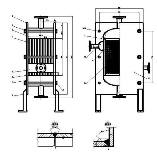 Technologiefuhrender anpassbarer SIC-Warmetauscher